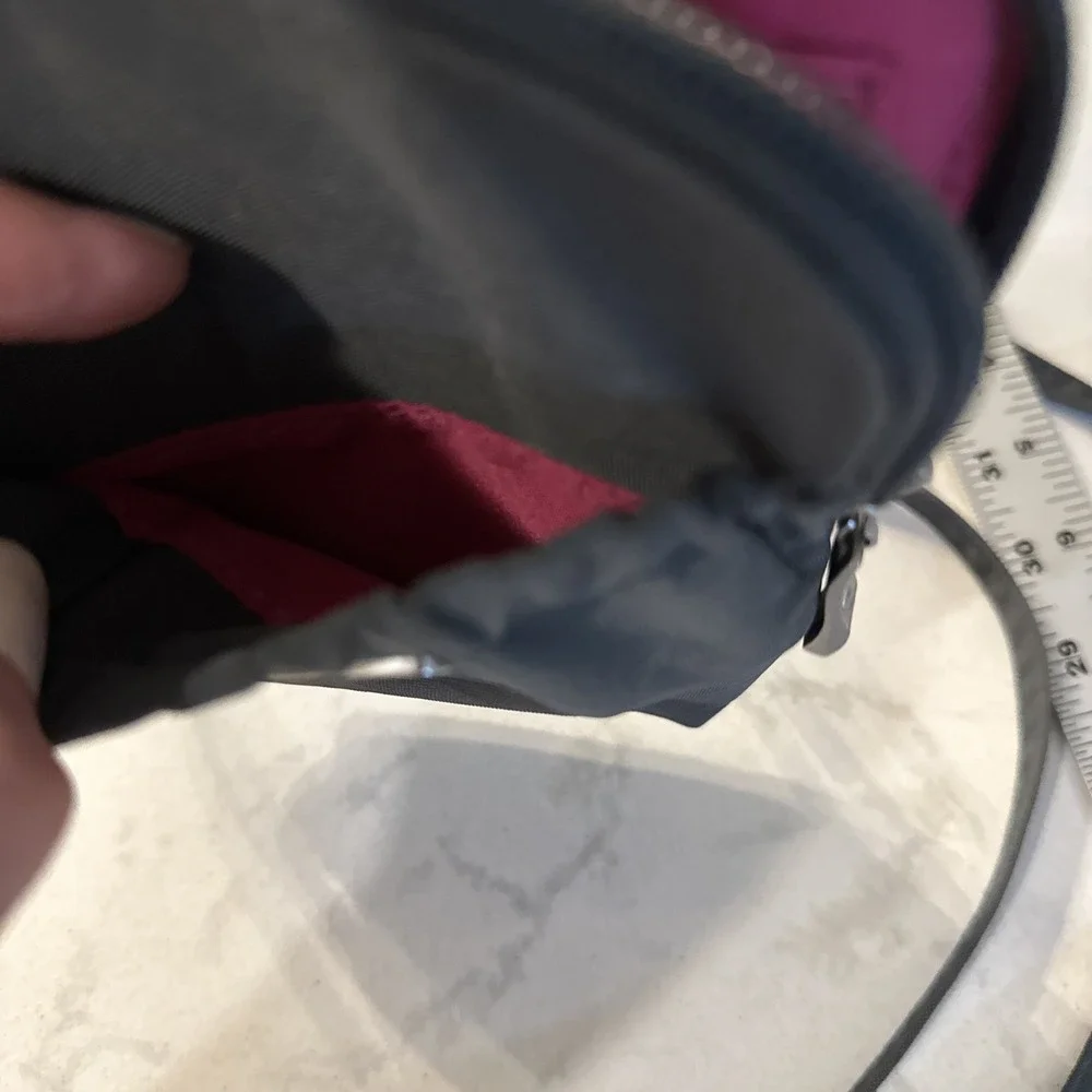 Baggallini RFID Bryant Crossbody Bag - Dark Gray Nylon Stylish RFID